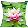 Luxury Home Decor Pillowcase Lotus Painting Art Pillowcase Living Room Sofa Cushion Cover