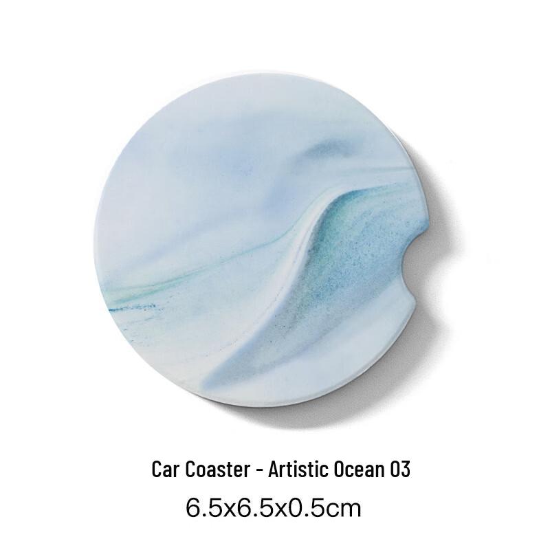 SOVO Diatomaceous Earth Car Cup Coaster