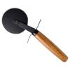 Round wooden pizza board with knife 30 cm 2 pcs.