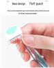 Unisex White Tiger Pubic Hair Razor & Trimmer with Styling Template for Men and Women