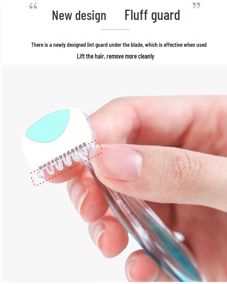 Unisex White Tiger Pubic Hair Razor & Trimmer with Styling Template for Men and Women