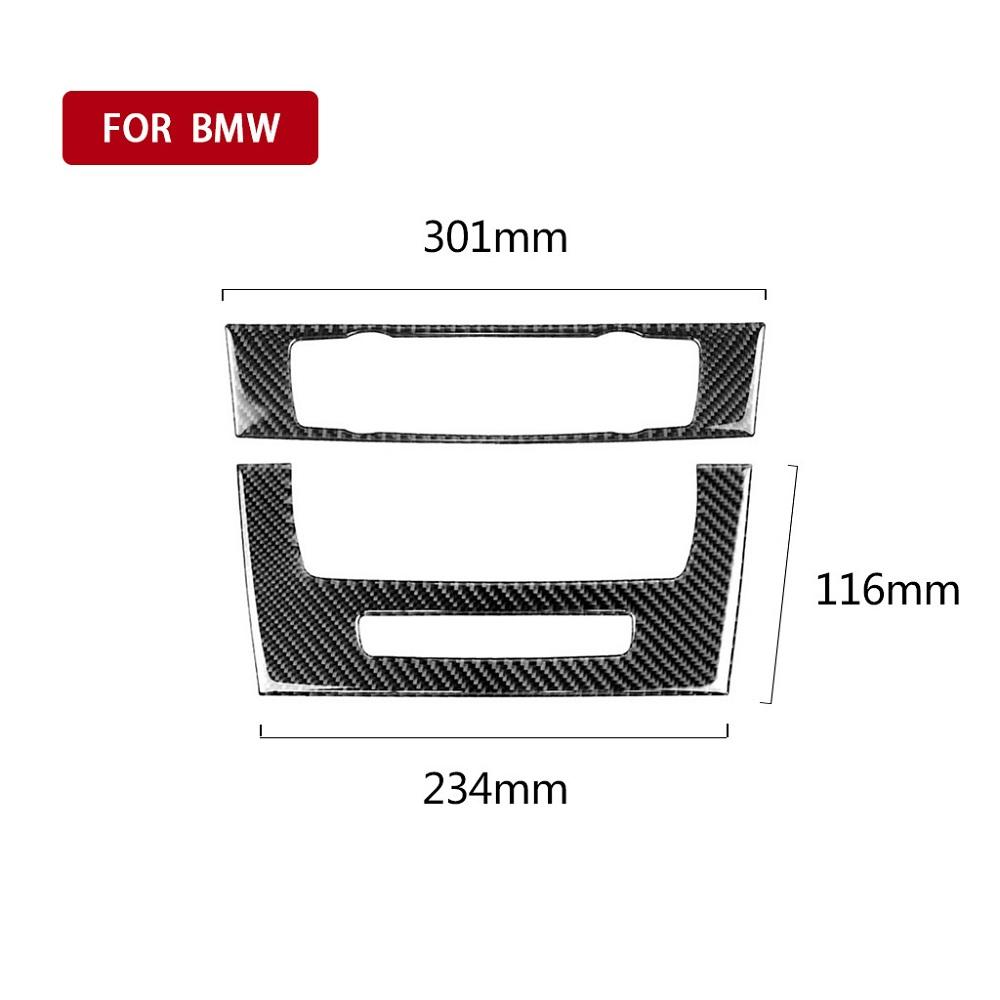 2× Air Conditioning CD Control Panel Trim For BMW 3 Series E90 E92 E93 2005-2012