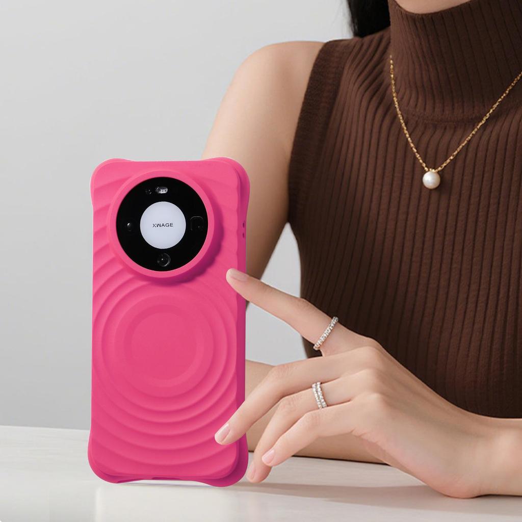 Huawei Mate80 Pro Liquid Silicone Magnetic Wave Drop-Proof Case