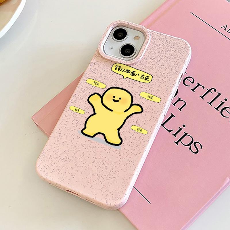 

Чехлы для мобильных телефонов iPhone 11 13 XR 15 Pro Max 12 14 Pro Max Чехол для iPhone 16 7 Plus 8 Plus XS Max Разлагаемые и экологически чистые, устойчивые к падениям iPhone 11 горячий розовый