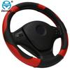 DERMAY PU-Leder Auto-Lenkradbezug Größe M für LADA 14-15" Lenkrad Kostenloser Versand