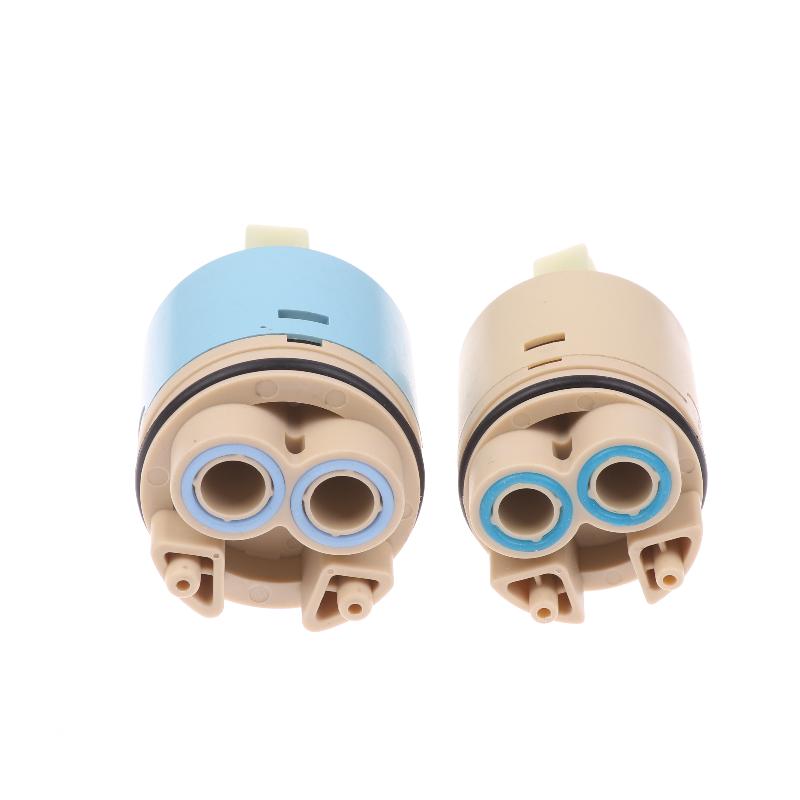1Pcs Plastic Ceramic Cartridges Ceramic Disc Cartridges Mixer Faucet Thermostatic Cartridges Faucet Disc Valve For Mixer 35/40Mm