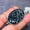 Natural Dichroic Glass Gemstone 925 Sterling Silver Jewelry Necklace 18" g9T37