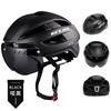 GUB CJD Magnetic Aero Bike Helmet Extra Wide LED Light Integrated Molding