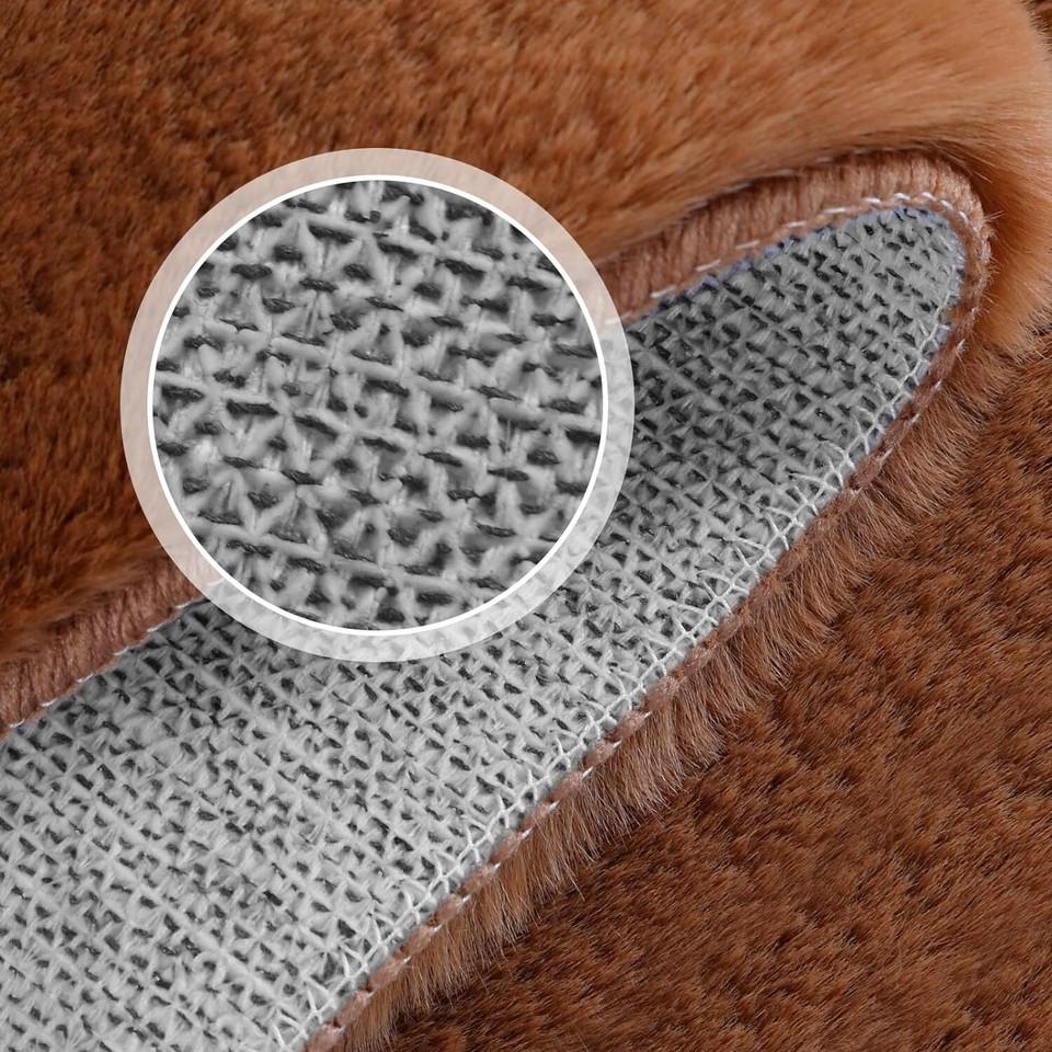 Carpet Living Room Faux Fur Luxury Plush Deep Pile Shaggy Soft Washable