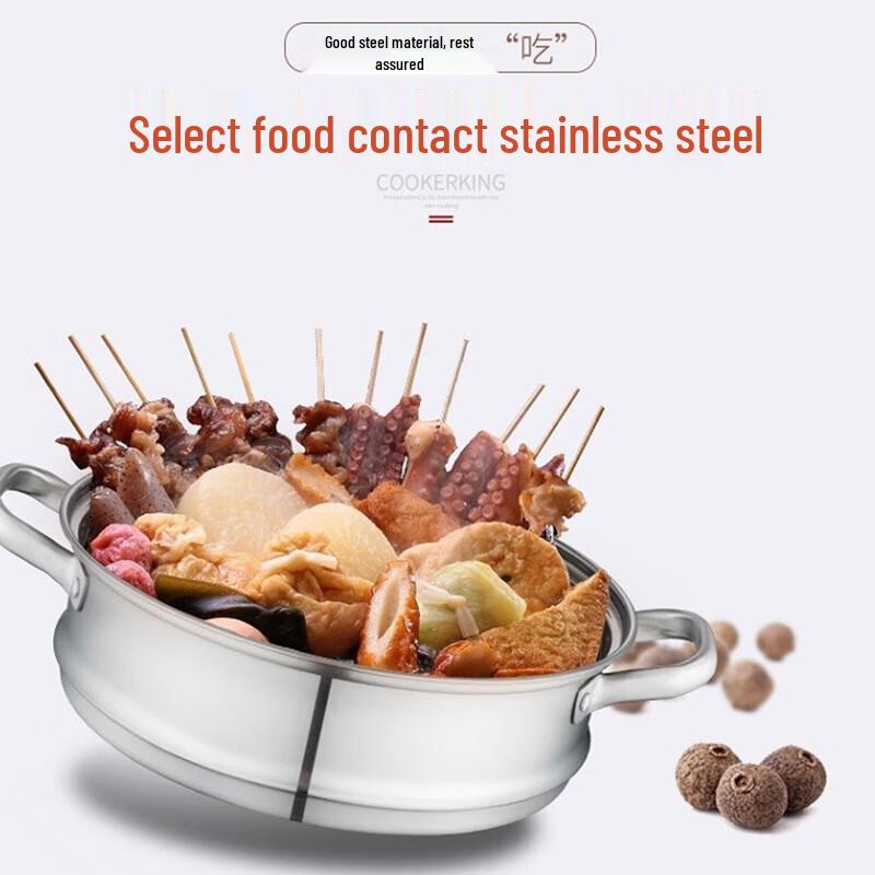 Debo Wosburg 304 Edelstahl Dampfgarer & Suppentopf