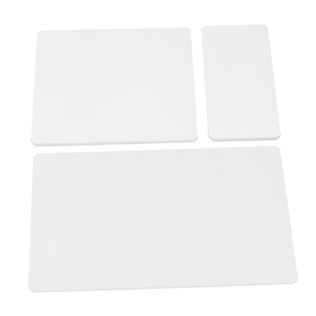 3Pcs Die Cutting Pad 22x15cm 15x15cm 15x6.5cm Plastic Standard Die Cutting Machine Plate