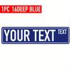 Personalized Custom Aluminum Sign 40x10cm Metal Street Plate Home Wall Decor