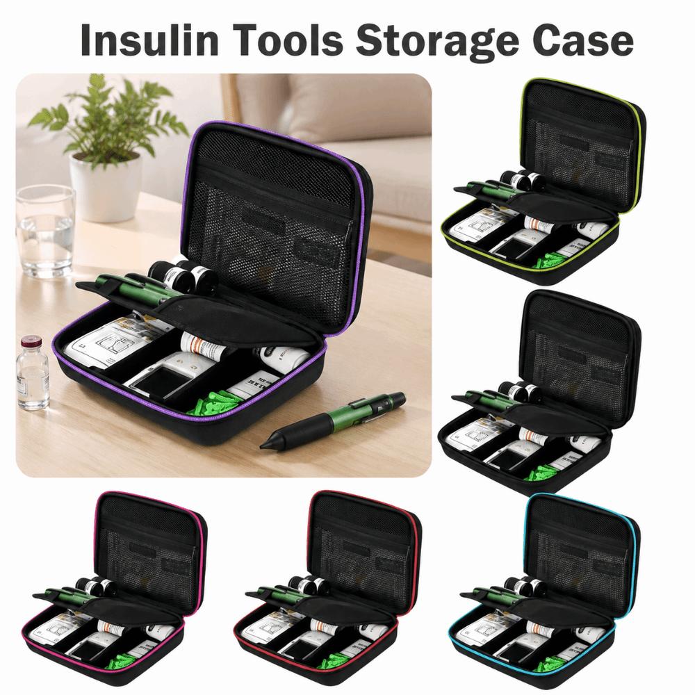 Shockproof Insulin Vial Carrying Box Waterproof Insulin Pen Protective Box  for Home