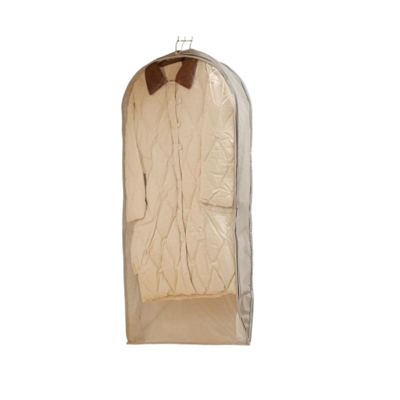 Space Saving PEVA Dust Cover With Viewing Panel  Clothing Protector For Wardrobe Suitcase Hanging Garment Bag f