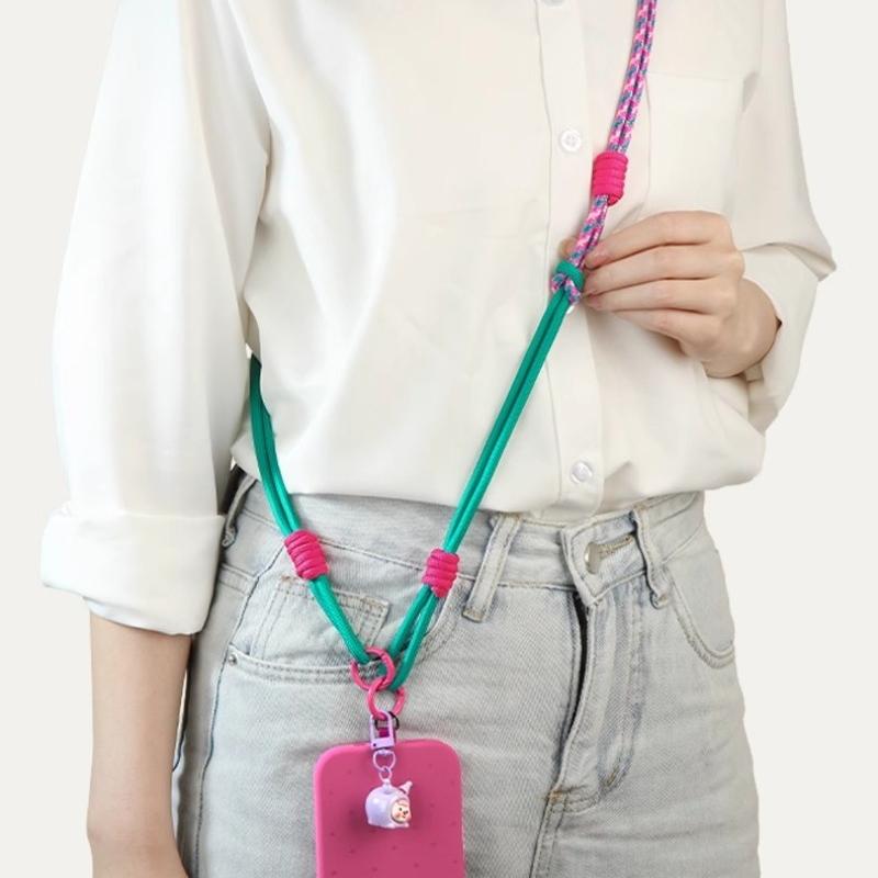 3 In 1 Crossbody Mobile Phone Hanging Rope Neck Lanyard Wrist Strap Removable Phone Lanyard Water Cup Hanging Rope