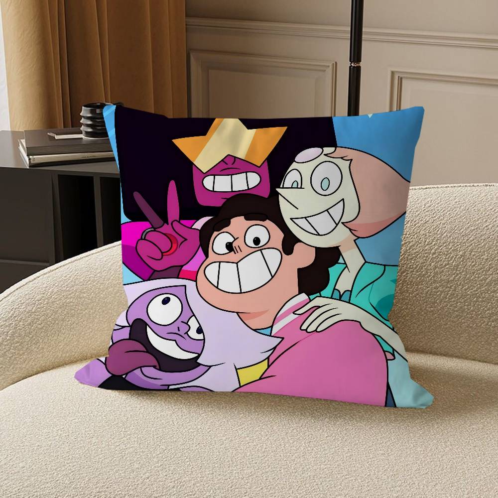 Steven Universe Pillowcase Toon Gift Cushion Cover Bedroom Home Sofa Chair Seat Decor Pillow Case