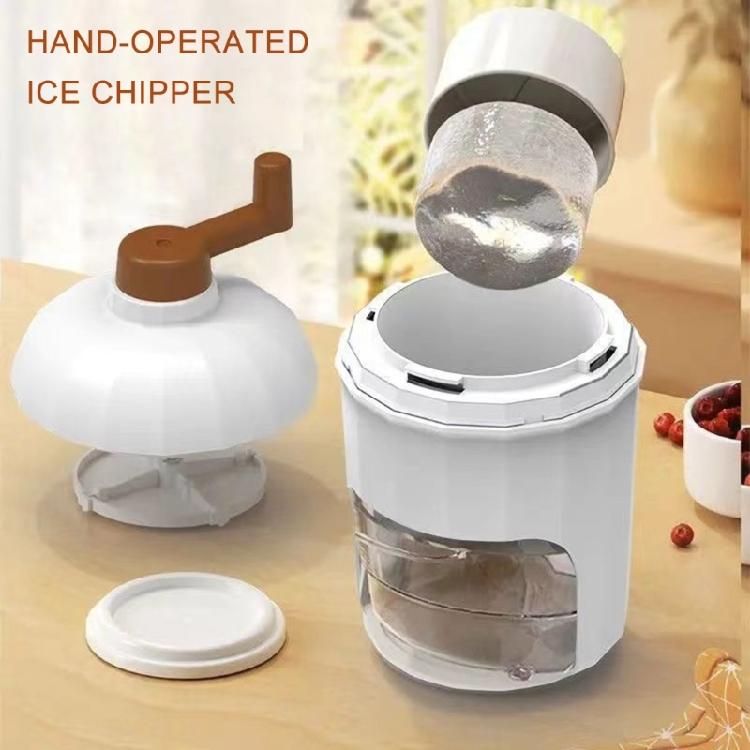 Practical Snow Cone Maker Refreshing Ice Drink Maker Manual Snow Cone Machine with Delicate Ice Molds