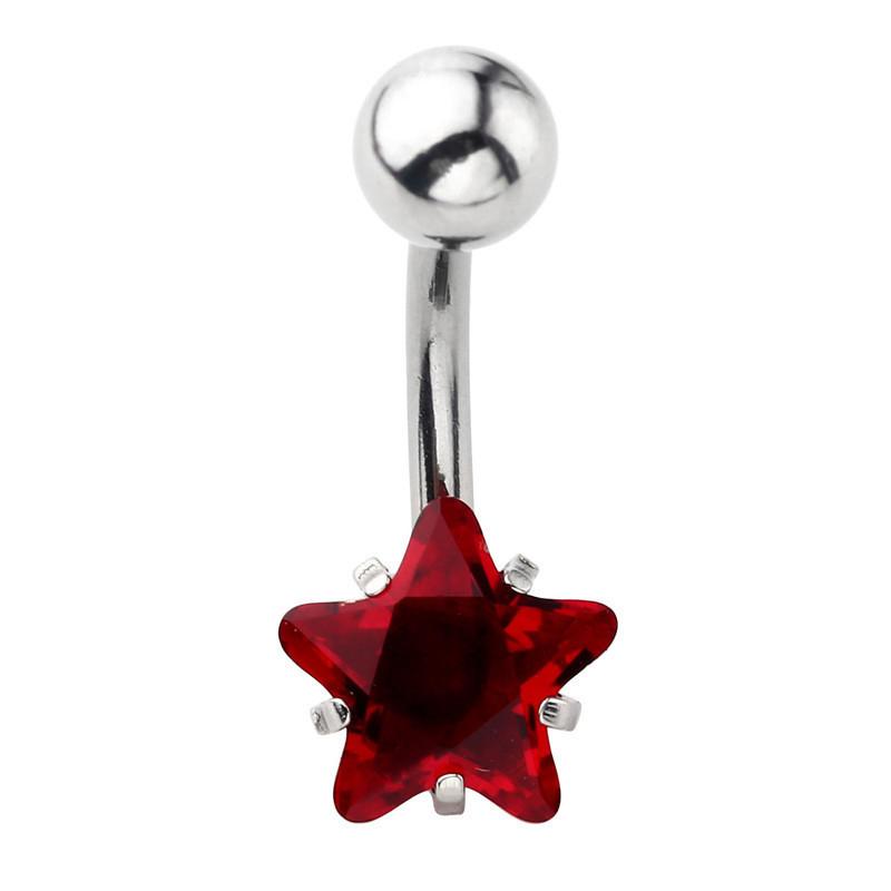 Niche Star Belly Piercing Belly Button Rings Navel Piercing Belly Ring Jewelry