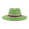 Retro straw hat Panama big flat brim hot sale in Europe and America, men's and women's new face small French sunshade beach hat