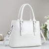 Elegant High-End Shiny Leather Handbag Large Capacity Crossbody Bag for Middle-Aged Women Fashionable Shoulder Tote Bag