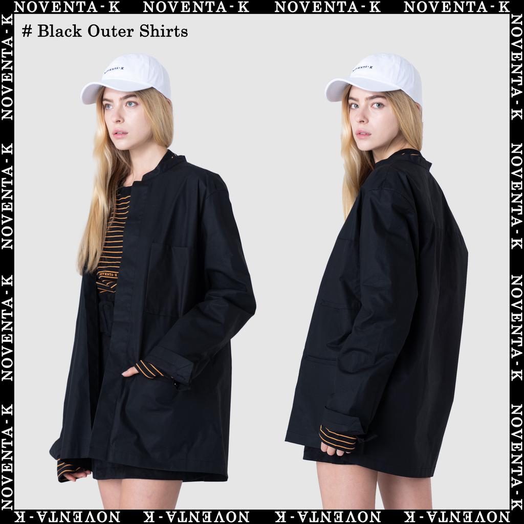 NOVENTA-K Outer Shirt Black