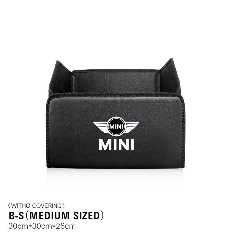 Car Trunk Storage Box High-capacity Leather Organizer Case For MINI Cooper JCW Countryman Clubman Cabrio Paceman Coupe R56 F56