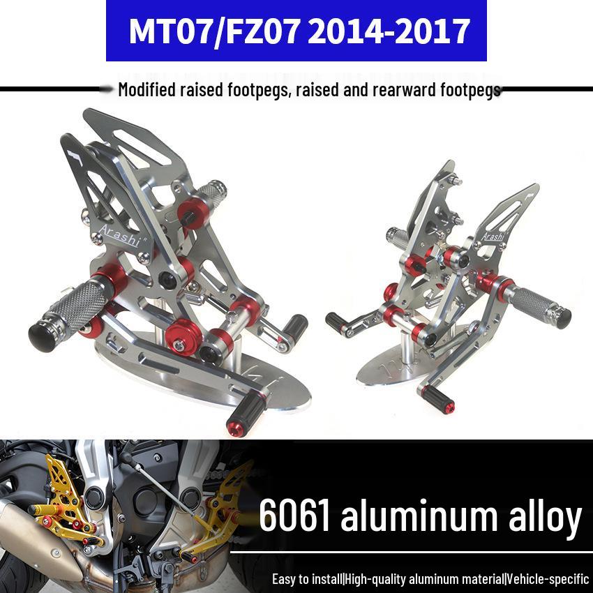 

Yamaha MT07/FZ07 (2014-2017) Raised Racing Footpegs Assembly Black