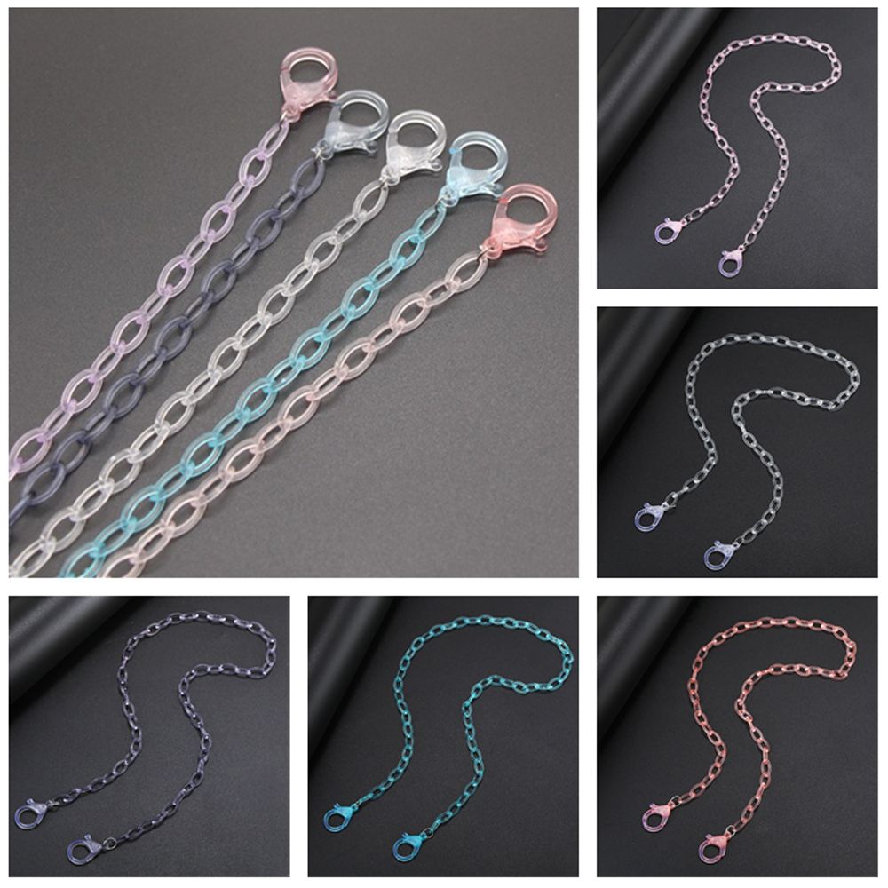 Sunglasses Mask Chain Candy Colors Glasses Lanyard Glasses Chain Necklace Acrylic Neck Rope