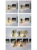 Creative Thinker Electroplated Gold Table Lamp: Rechargeable Night Light & Bedroom Ornament
