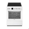 Cuisinière - Candy - New Timeless CVE660MW/E - Four Multifonction 60L - Plaque Vitrocéramique 4 Zones - 60CM