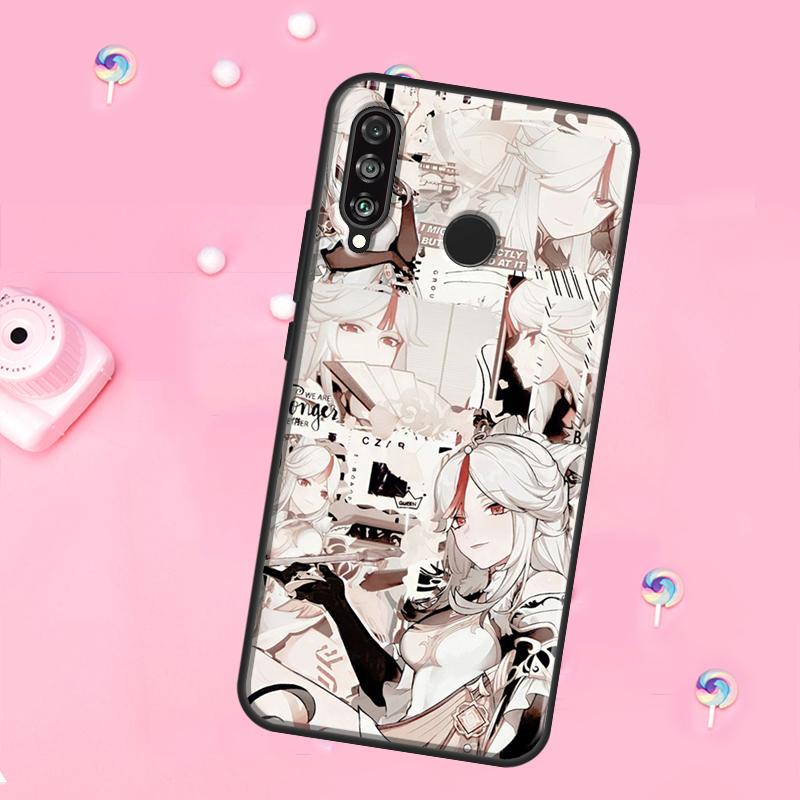 Genshin Impact NingGuang For Huawei Nova 12s 12i 8i 11i 9 10 SE Y60 Y70 Y90 Y72 Y73 Y61 Y91 P60 Pro P30 P40 Lite Case