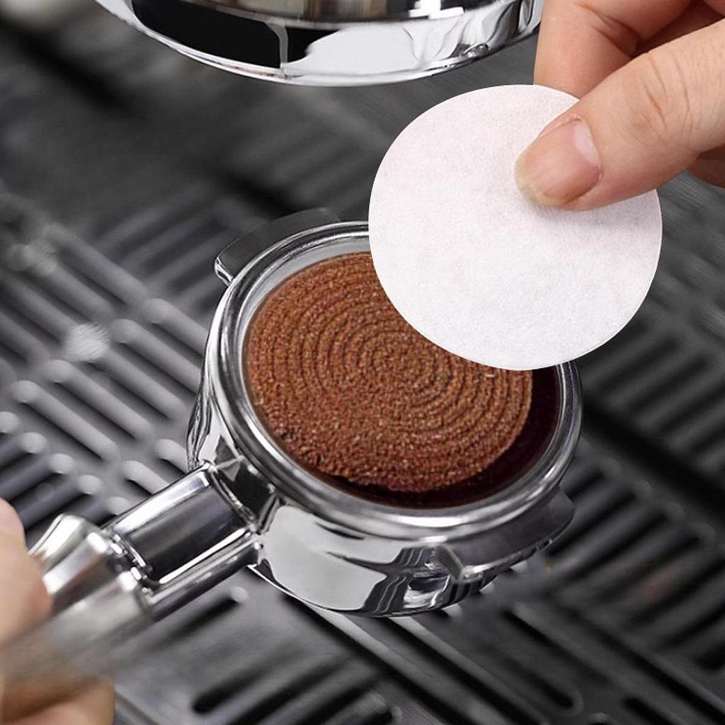 100 kusů kávových filtračních papírů, kulaté mikrofiltry na čaj a