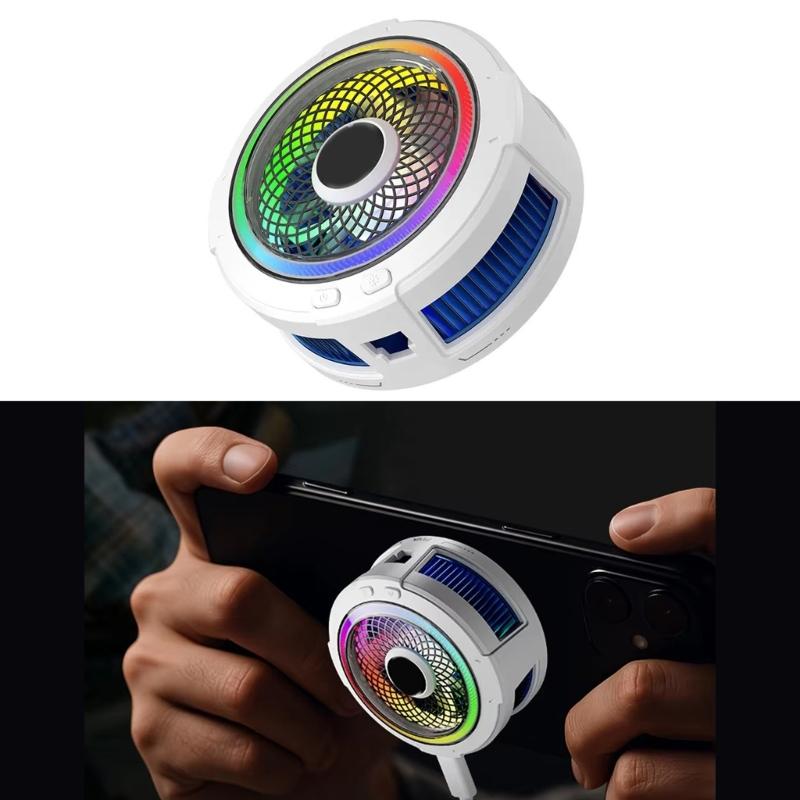 Phone Coolers, Cellphone Radiator with Semiconductor Cooling Chip for Live Streaming, Outdoor Vlog, Mobile Gamings
