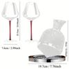 1 Set High-End Burgunder Rotweinglas Set Drehbarer Tumbler Weinaerator Haushalt Kristallglas Weinglas Heimküchenbedarf