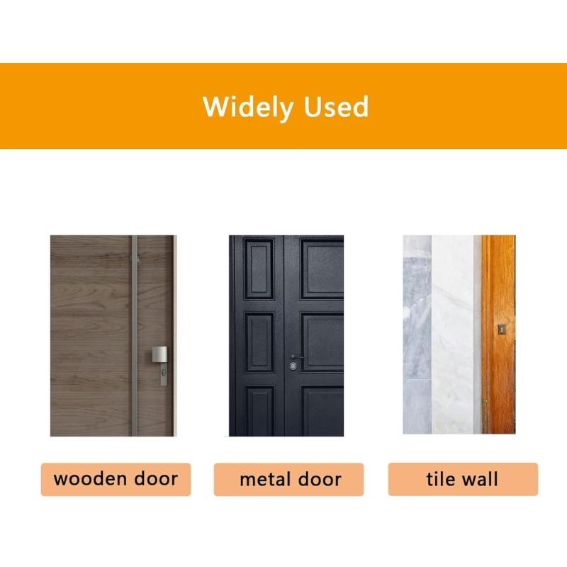 

652F 10Pcs Adhesive Doorbells Stickers No Drill Installation Fits Battery Video Doorbells China Mainland