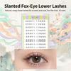7-9mm Natural Foxy Style Lower Eyelashes for Sweet and Cool Makeup