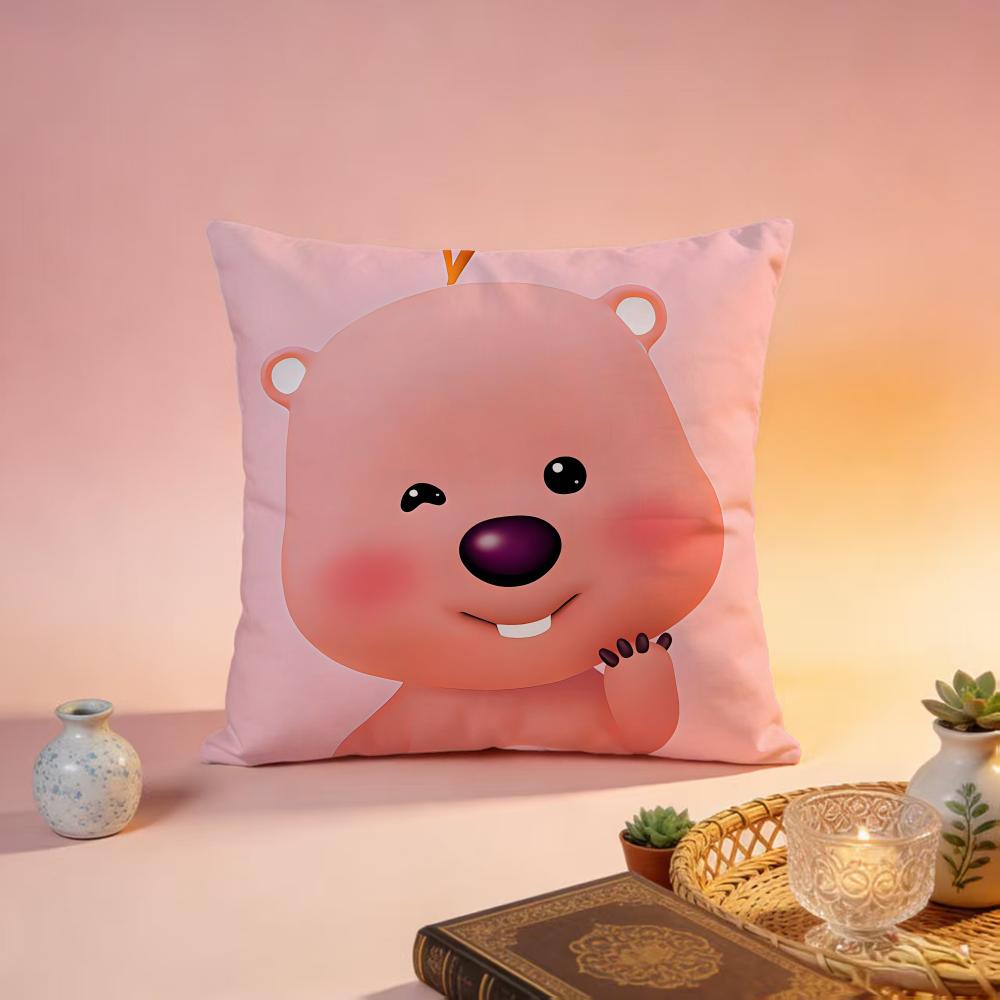 Trending LLoopyable Cushion Cover Premium SkinFriendly Pillow Case MultiPurpose for Home Office Travel