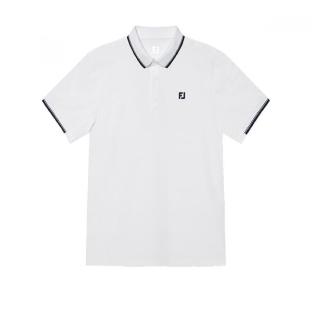 Footjoy Pique Polo Shirt White 36942 M