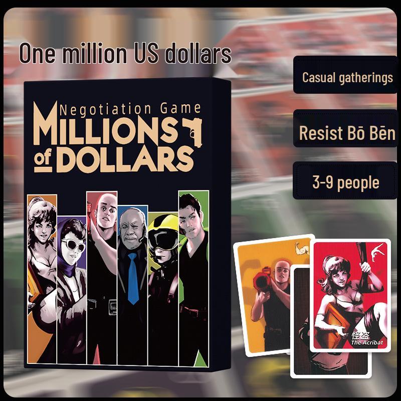 Million Dollar Thief: Multiplayer Strategy Party Game (3-9 Players) Million Dollar