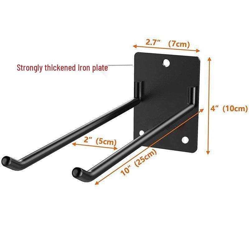 Heavy-Duty Wall-Mounted Garden Tool Organizer for Indoor Storage