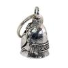 Guardian Bell USA AMGB-185 Claddagh Amulet Biker Key Chain Traffic Safety Amulet Bell, Pewter