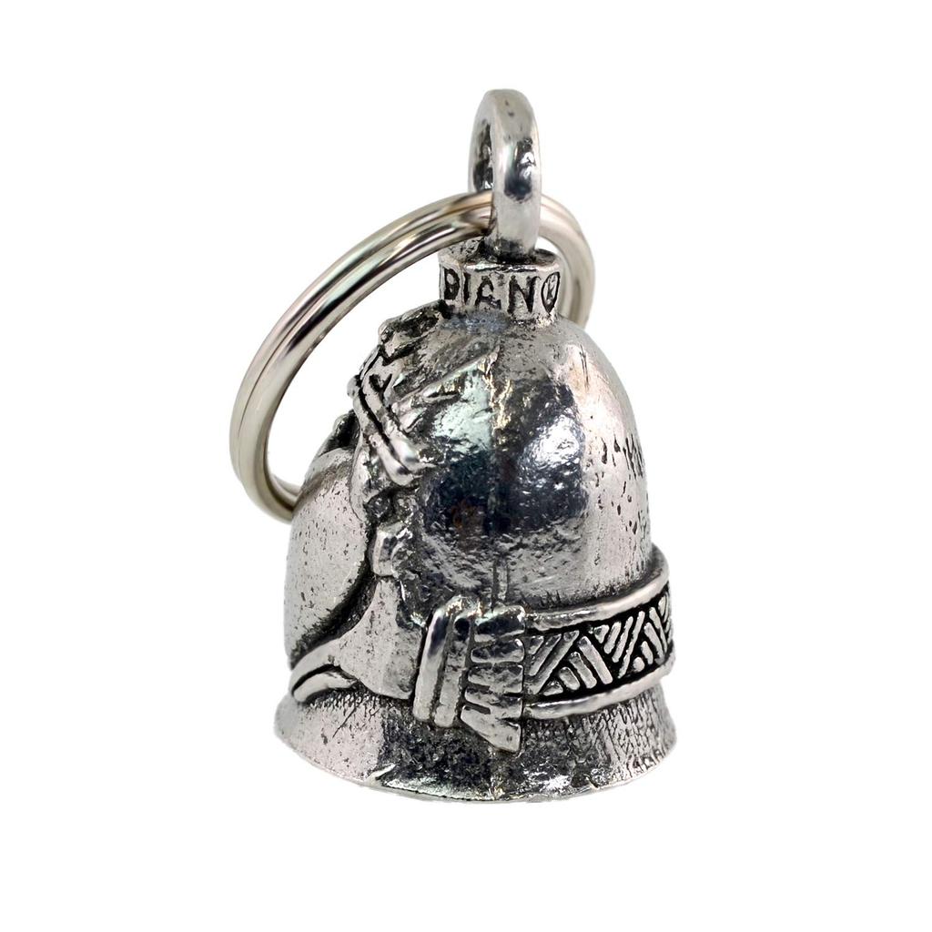 Guardian Bell USA AMGB-185 Claddagh Amulet Biker Key Chain Traffic Safety Amulet Bell, Pewter