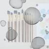 10Pcs Wash Art Brushes Reusable Watercolor Painting Brush Set Wooden Handle Artist Brush For Acrylic & Watercolor Drawing