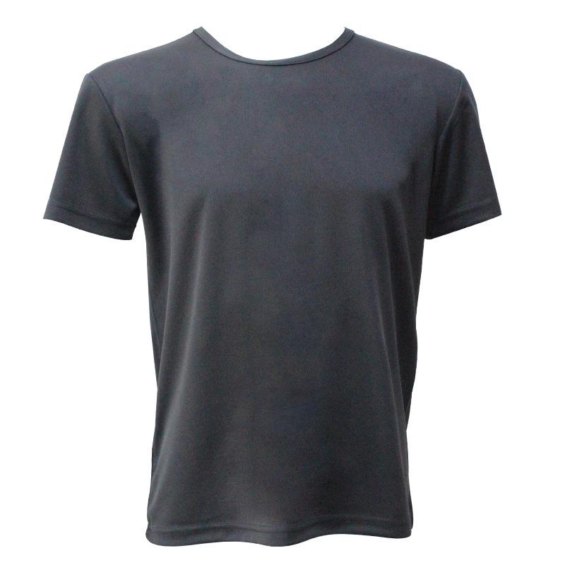 In Stock Quick-Dry Round Neck Marathon T-shirt - Custom Logo, Short Sleeve for Outdoor Running & Promotional Events