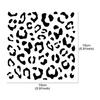 Adhesive PVC Flexible Stickers Decoration Rearview Mirror Sticker Removable Trim Animal Print Decals Easy Installation