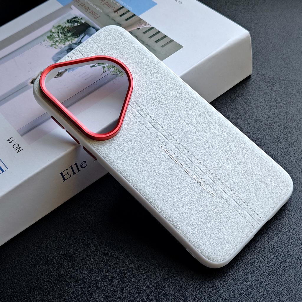 Applicable to Huawei Pura11 mobile phone case plain leather p11promax anti-drop 11Pro protective case 11ultra creative