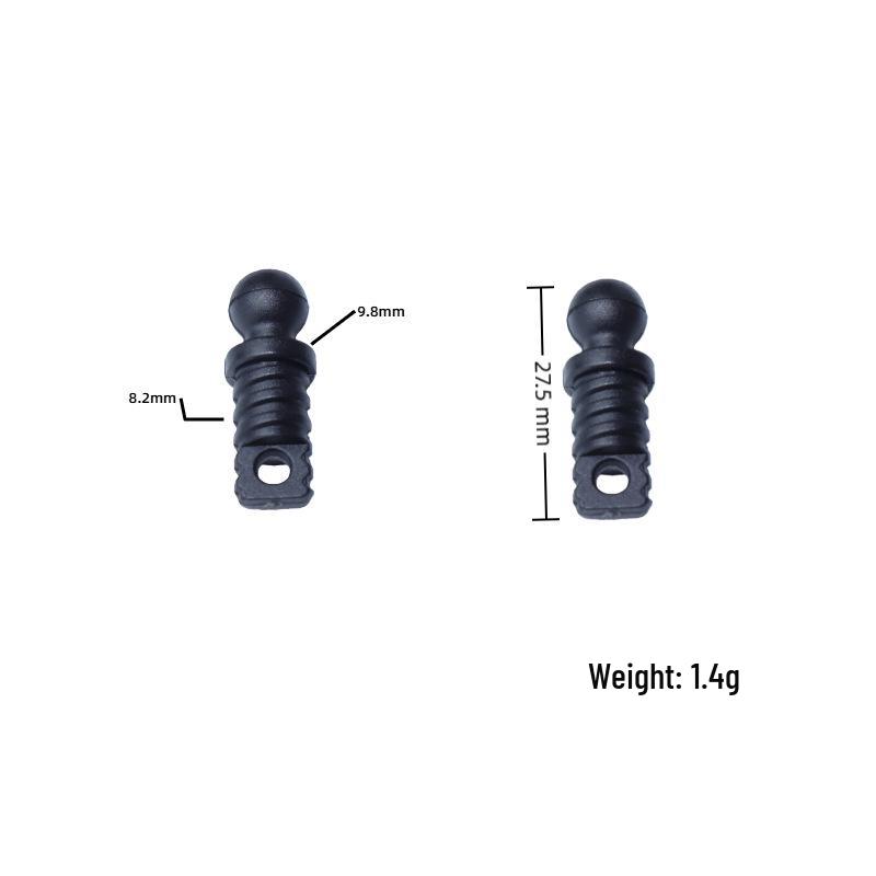 Anti-slip Silent Plastic Insert Cap for Folding Table and Chair, Wear-resistant Round Head Plug.