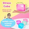 Gel Eiswürfel Quadrat Hohe Dichte Dekompressions-Ventilationsspielzeug Squishy Stressball Quetschspielzeug Stressabbau Sensorisches Spielzeug