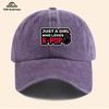 Pc JUST A WHO LOVES KPOP Duckbill Baseball Cap  Korean Wave Fan Hat with KPop Lettering Adjustable Buckle Closure Lightw