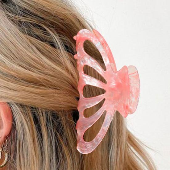 Hair Claw Clips for Women Colorful Non-Slip Claws for Thick Thin Hair Elegant Shark-Clip Hair Accessories for Girls